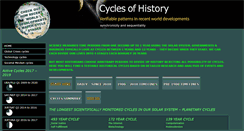 Desktop Screenshot of cyclesofhistory.com